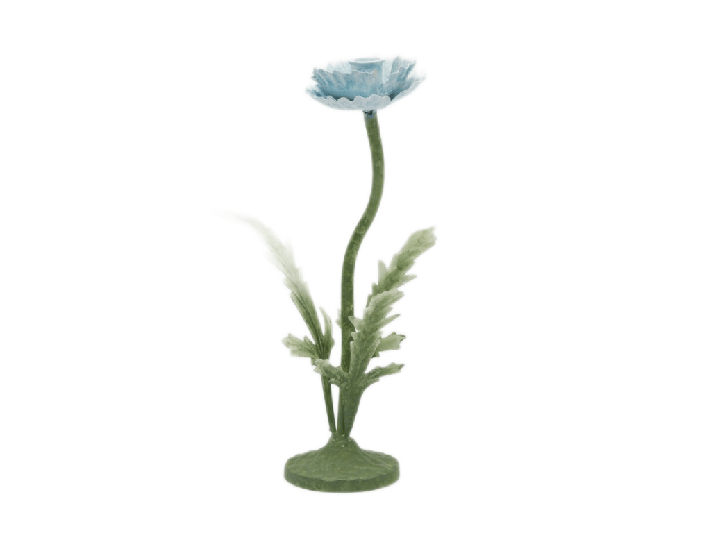 Baby Blue Anemone Candleholder