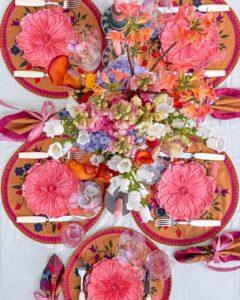 Set Flowerplate Pomegranate